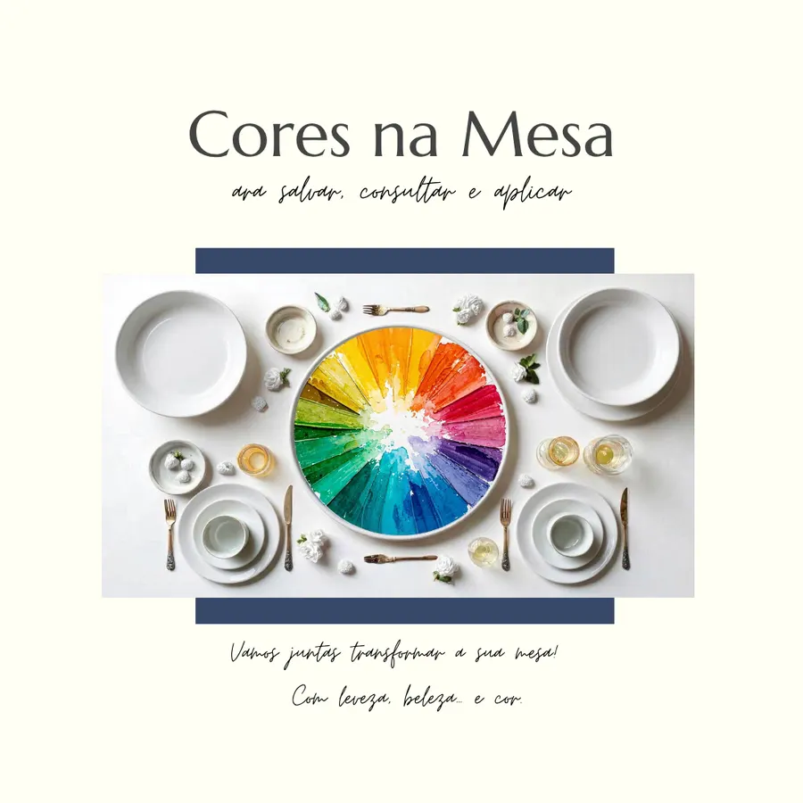Guia Cores na Mesa — combinações de cores para mesa posta