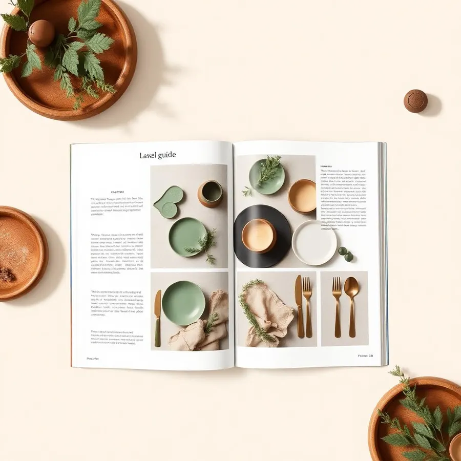 Mockup do guia Mesas que Encantam aberto